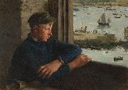 Henry Scott Tuke The Look Out oil painting on canvas